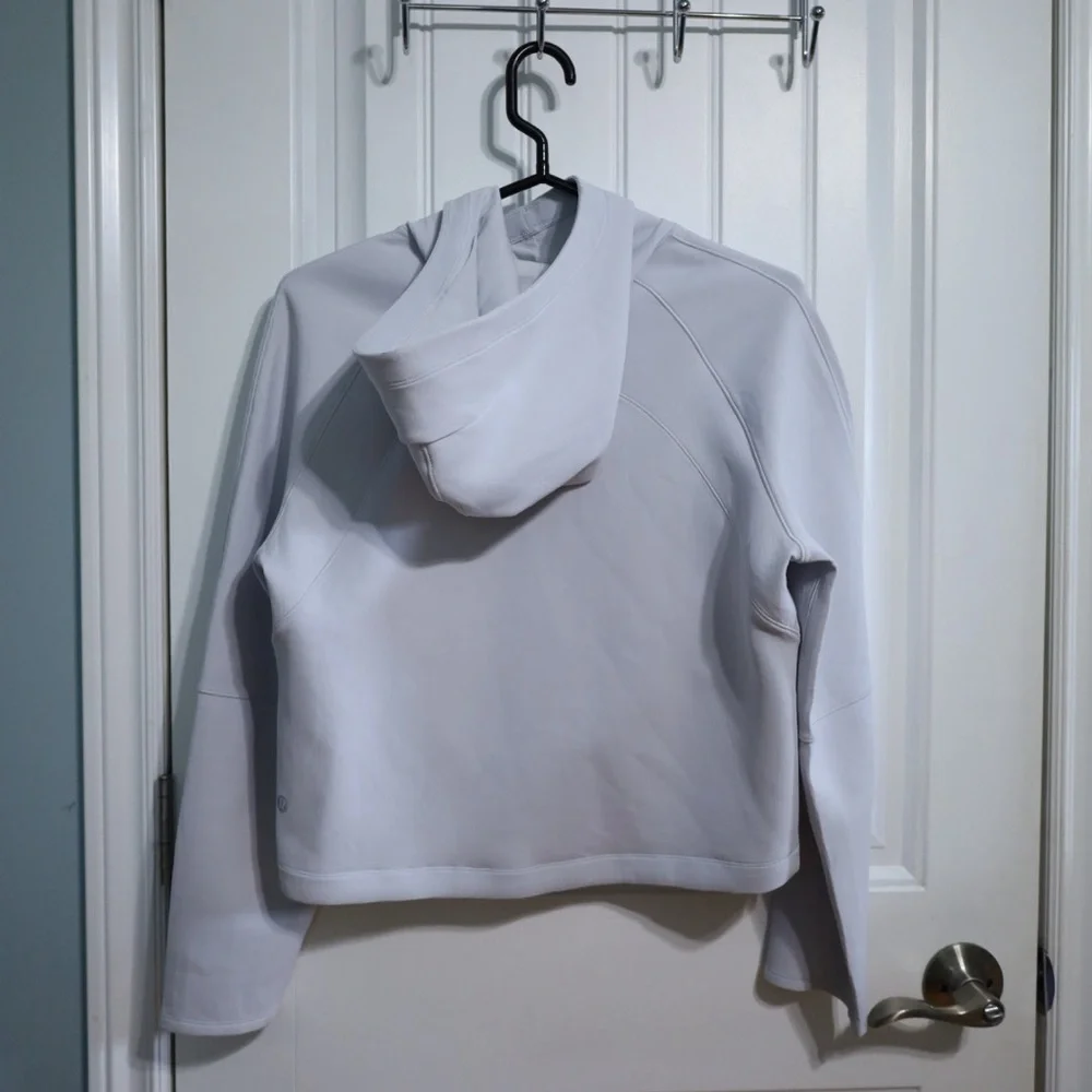 Lululemon AirWrap Pullover Hoodie Alpine White Womens Size 4 - Picture 7 of 10